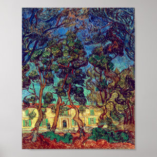 Bäume im Hospitalgarten   Van Gogh   Poster