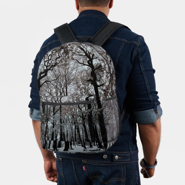 Bäume, im Schnee Bedruckter Rucksack (Insitu (Modell))
