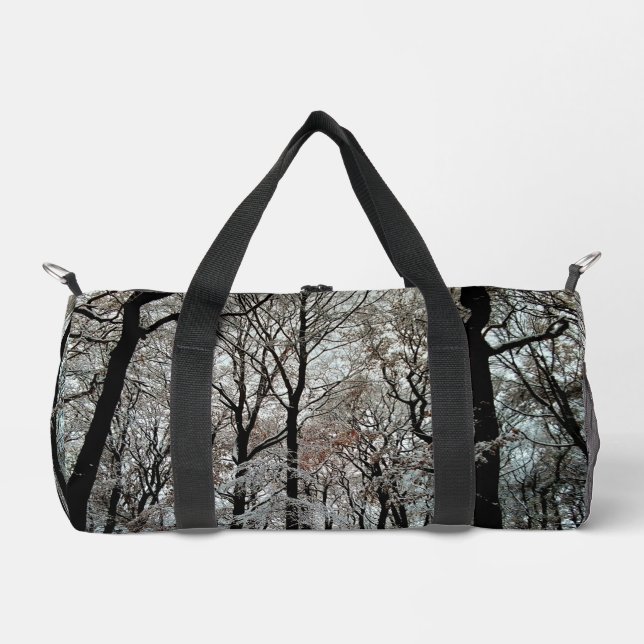 Bäume im Schnee Duffle Bag (Vorderseite)