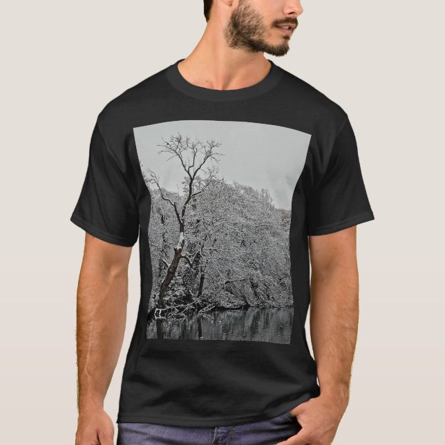 Bäume im Wasser T-Shirt (Vorderseite)