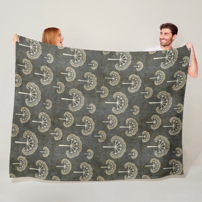 Bäume im Winter Fleece Blanket (Beispiel)
