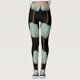 Bäume in Aquarellen Leggings