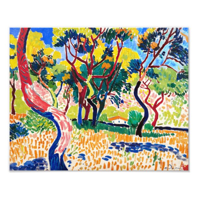 Bäume in Collioure | Andre Derain | Fotodruck (Vorne)