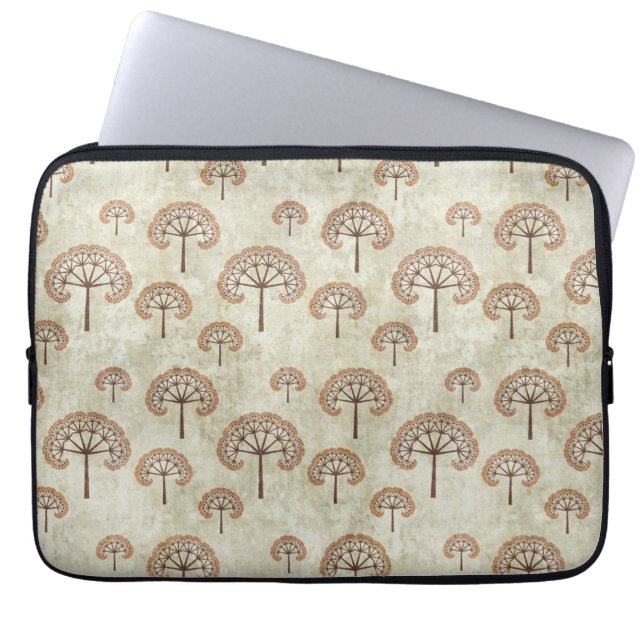 Bäume in der Elektronik-Bag des Herbstes Laptopschutzhülle (Vorderseite)