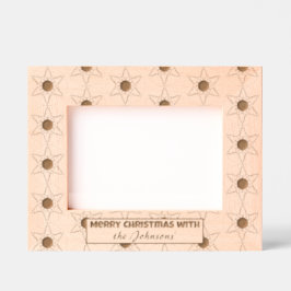 Bäume in der Runde Geätzte Rahmen