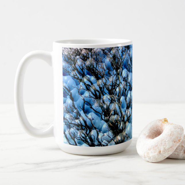 BÄUME KAFFEE TASSE (Mit Donut)