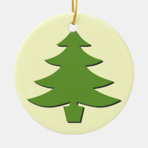 Bäume Keramikornament