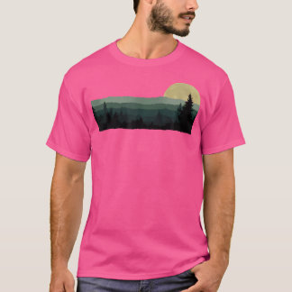 Bäume Natur Bergsee-Zauber im Val Piora T-Shirt