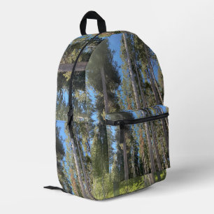 Bäume Natur Landschaft Wald CA State Park Bedruckter Rucksack