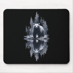 Bäume Reflection Wildlife Nature Bär Außenbereich Mousepad