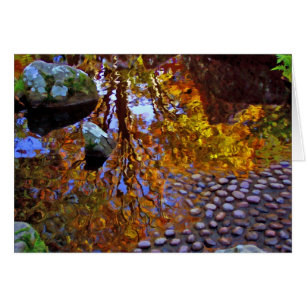 Bäume reflektiert - Karte