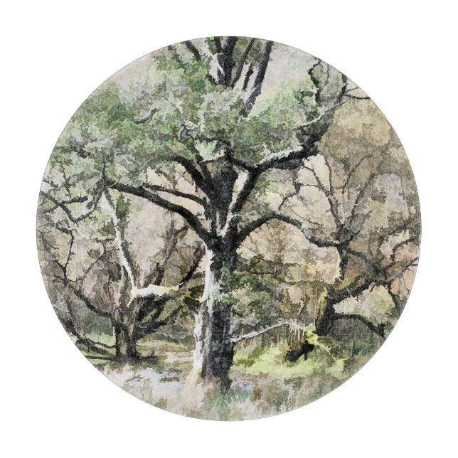 BÄUME SCHNEIDEBRETT (Vorderseite)