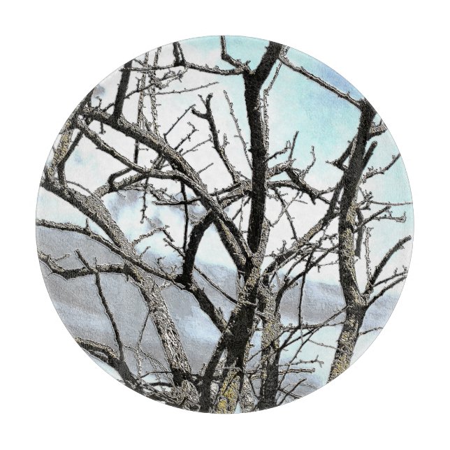 BÄUME SCHNEIDEBRETT (Vorderseite)