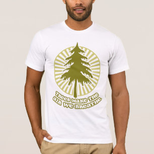 Bäume stellen Luft-T - Shirt her