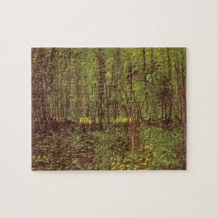 Bäume und Unterholz von Vincent van Gogh