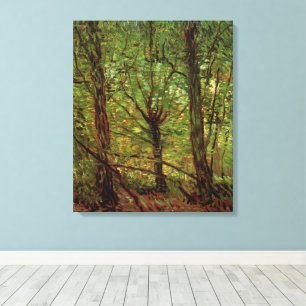 Bäume und Unterholz von Vincent van Gogh Leinwanddruck