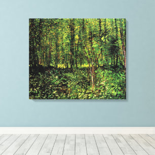 Bäume und Unterholz von Vincent van Gogh Leinwanddruck