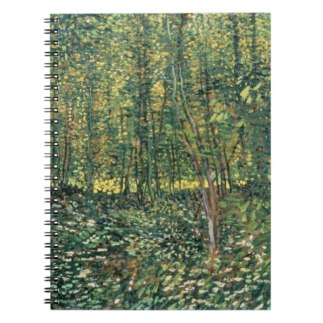 Bäume Vincent van Goghs | und Unterholz, 1887 Notizblock (Vorderseite)