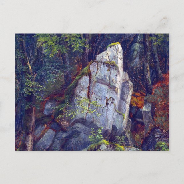 Bäume von Asher Brown Durand Postkarte (Vorderseite)