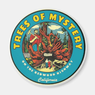 Bäume von Mystery Vintage Reise Magnet