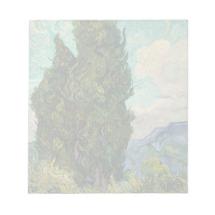 Bäume von Vincent Van Gogh Notizblock