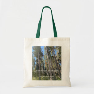 Bäume Wälder Thoreau Inspiration Zitat Tragetasche