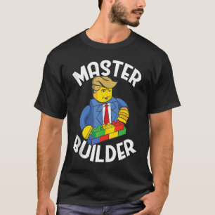 Baumeister-Bausteine Männer Frauen Jugend 3 T-Shirt