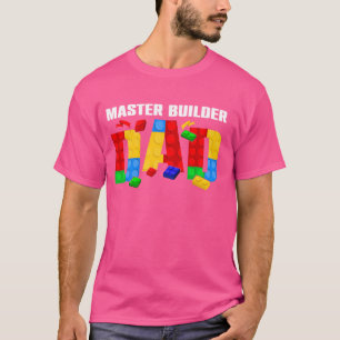 Baumeister-Vater Steine Spielzeug Familie Matching T-Shirt
