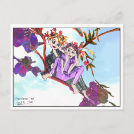 Baumfairies 1 postkarte
