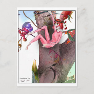 Baumfairies 5 postkarte