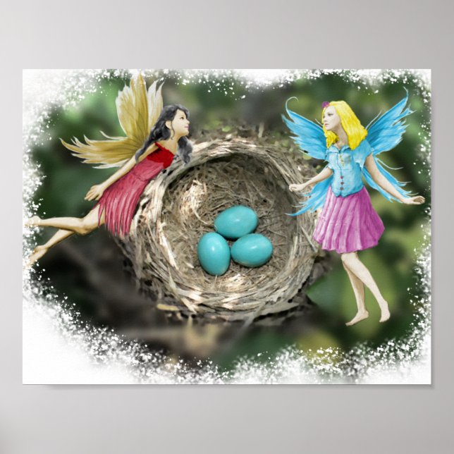 Baumfairies am Robiner Nest Poster (Vorne)