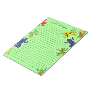 Baumfrösche Niedlich Kid's Personal Stationary No Notizblock