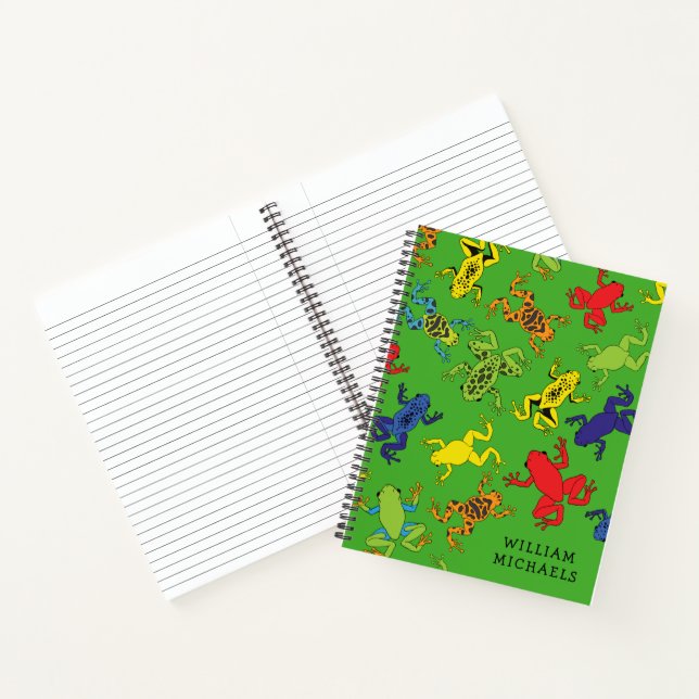 Baumfrösche Niedliches Kind Notizbuch (Innenseite)