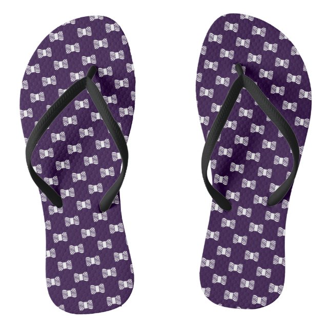 Baumgarnelen Musterhandwerk {Dark} Flip Flops (Fußbett)