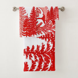 Baumhandtücher 2 badhandtuch set