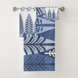 Baumhandtücher 3 badhandtuch set