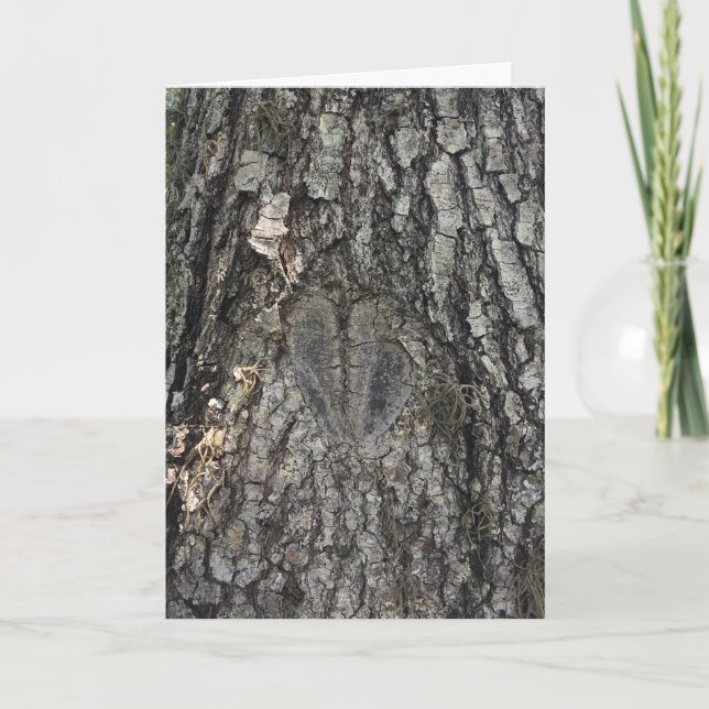 Baumherz-Grußkarte #1 Karte (Vorderseite)