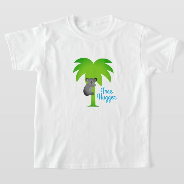 Baumhugger-Kind-Shirt mit niedlichem Graubär T-Shirt (Ablage )