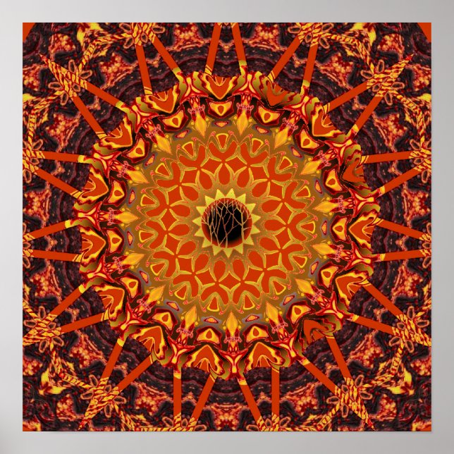 Baumkanopie-Detail Poster (Vorne)