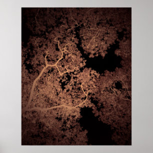 Baumkarte 5 poster