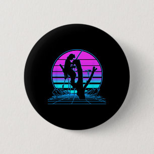 Baumklettern Pastell Goth Vaporwave Button