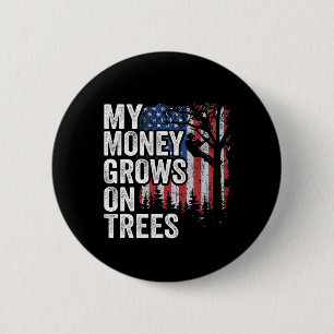 Baumkletternden amerikanischen Flagge Arborist Mei Button