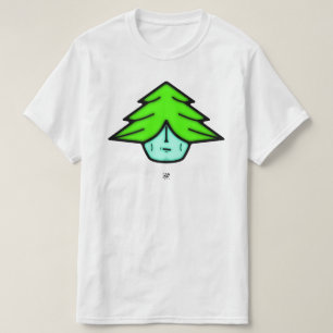 Baumkrieger Cartoon Natur Kreatur T-Shirt