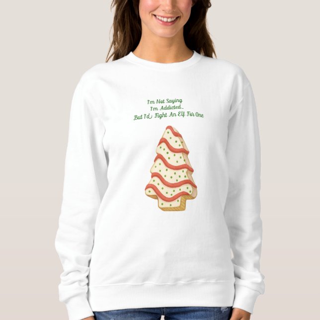 Baumkuchen – Feiertags-Sweatshirt Sweatshirt (Vorderseite)
