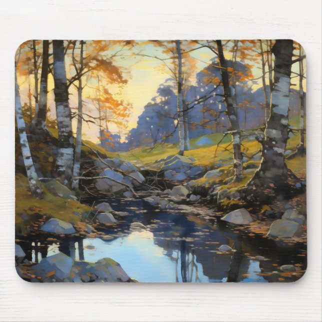 Baumlandschaft Mousepad (Vorne)