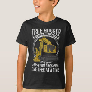 Baumloggen Joke Forestry Harvester T-Shirt