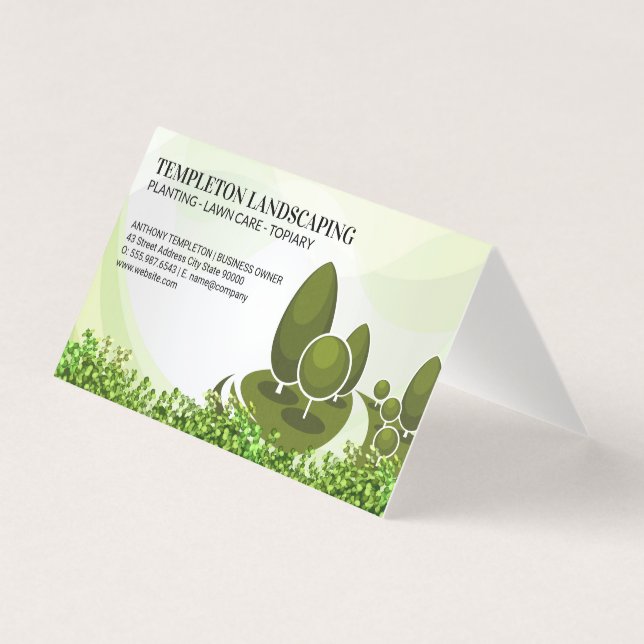 Baumlogo | Bushes | Gartenarbeit (Vorderseite)