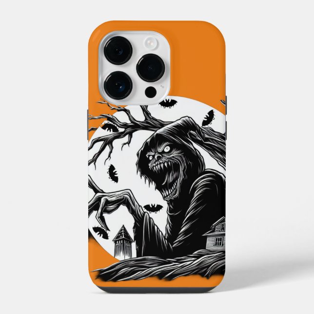 Baummonster iPhone 14 Pro Hülle (Rückseite)