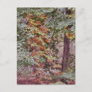 BAUMMOSAIK POSTKARTE