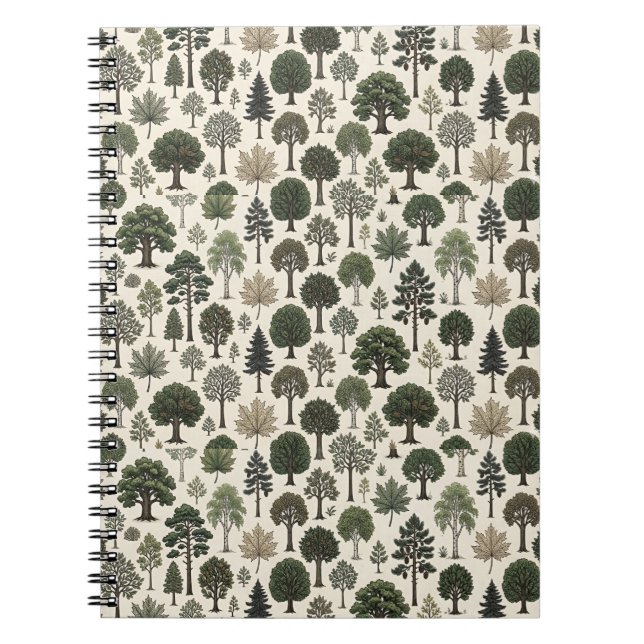 Baummuster Notizblock (Vorderseite)